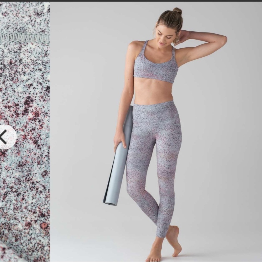 Lululemon Wunder Under Hi-Rise 7/8 Tight Full-On Luxtreme 25" size 6 summer haze
